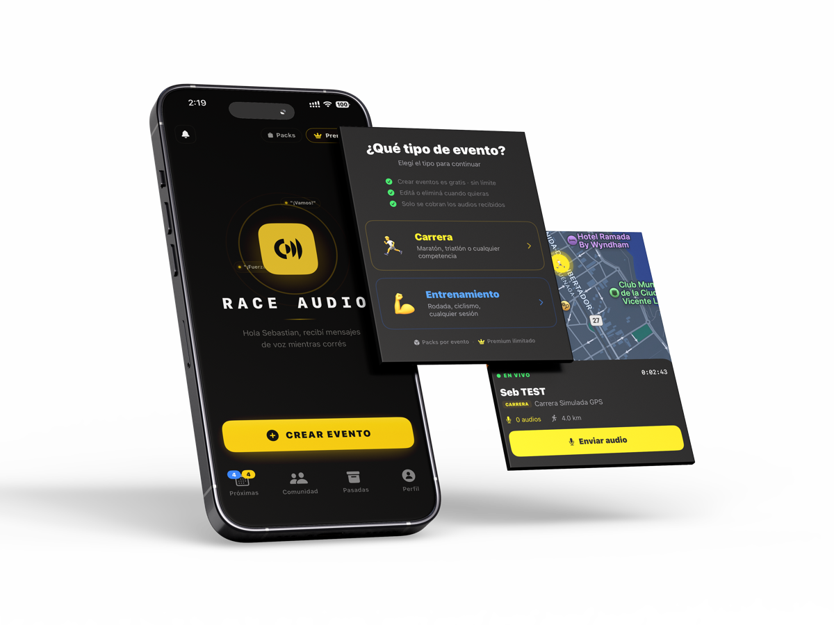 Race Audio — app preview